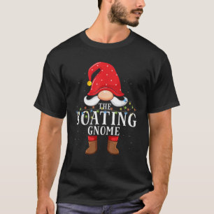 Boating Gnome Matching Christmas Family Pajama T-Shirt