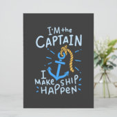 Boating - I'm The Captain (Standing Front)