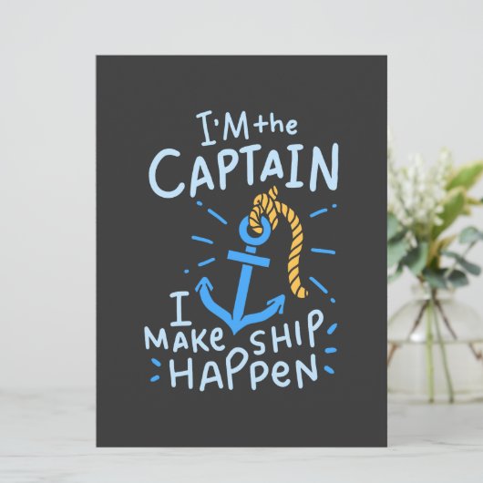 Boating - I'm The Captain (Standing Front)