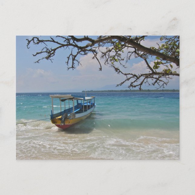 Boating in the Tropics Postcard (Front)
