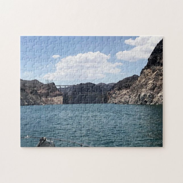 Boating Lake Mead Hoover Dam Puzzle (Horizontal)