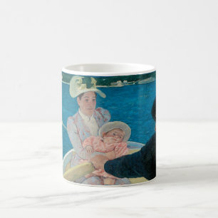 Boating Party by Mary Cassatt, Vintage Fine Art Coffee Mug