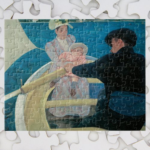 Boating Party by Mary Cassatt Vintage Fine Art Jigsaw Puzzle