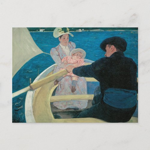 Boating Party by Mary Cassatt Vintage Fine Art Postcard