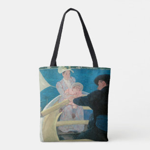 Boating Party by Mary Cassatt, Vintage Fine Art Tote Bag