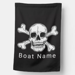 boating pirate skull flag