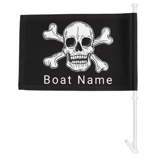 boating pirate skull flag