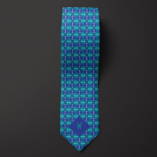 Boating Sailing Nautical Anchor Neck Tie