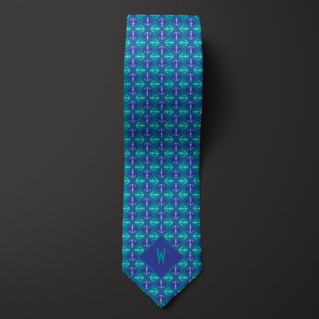 Boating Sailing Nautical Anchor Neck Tie (Creator Uploaded)