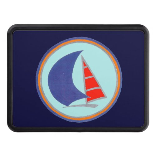 boating sea sport_themed trailer hitch cover