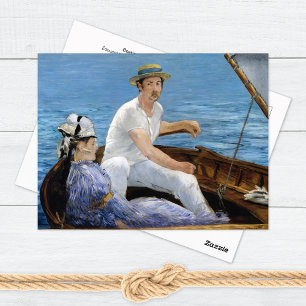 Boating Seascape Edouard Manet Postcard