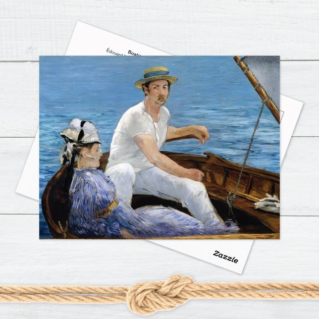 Boating Seascape Edouard Manet Postcard (Creator Uploaded)