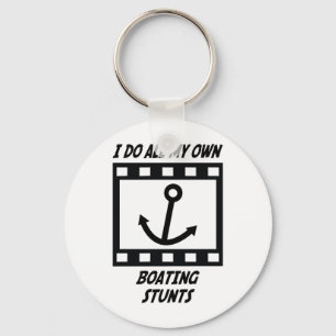 Boating Stunts Keychain
