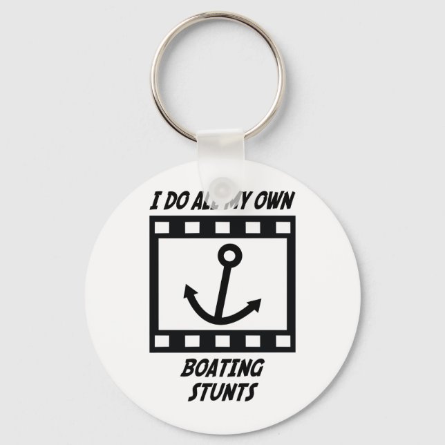 Boating Stunts Keychain (Front)