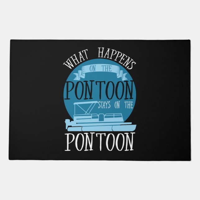 BOATING - What Happens On The Pontoon Doormat (Front)