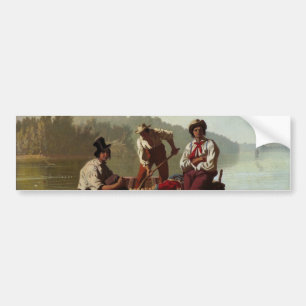 Boatmen on the Missouri River Bumper Sticker