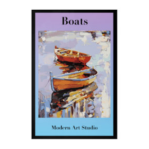 Boats Acrylic Print