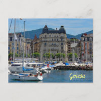 Boats Anchored Lake Geneva Switzerland