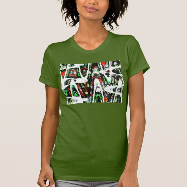 Boats and Sharks" Women's Art Top (Front)