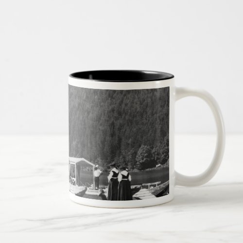 Boats at Konigssee c1910 Two_Tone Coffee Mug