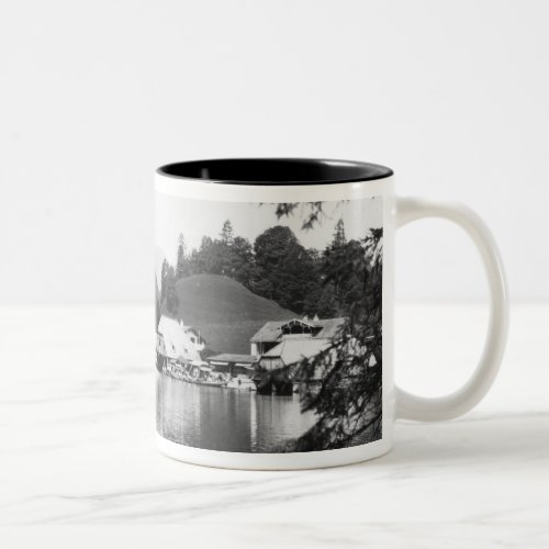 Boats at Konigssee c1910 Two_Tone Coffee Mug