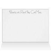 BOATS AT REST CARDS (Inside Horizontal (Top))