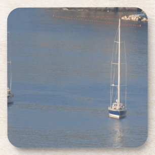 Boats at rest in Sorrento Italy Beverage Coaster