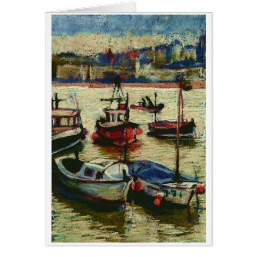Boats at Sundown Cards (Front)