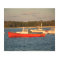 BOATS AT SUNSET 24 X 20 METAL WALL ART