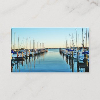 Boats At The Marina By Shirley Taylor Business Card by ShirleyTaylor at Zazzle