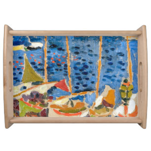 Boats at the Port of Collioure   Andre Derain   Serving Tray