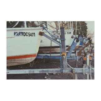     Boats Beneath the Potomac Sky Acrylic Wall Art