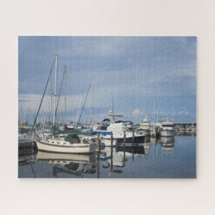 Boats Docked in St.Petersburg Flordia Jigsaw Puzzle