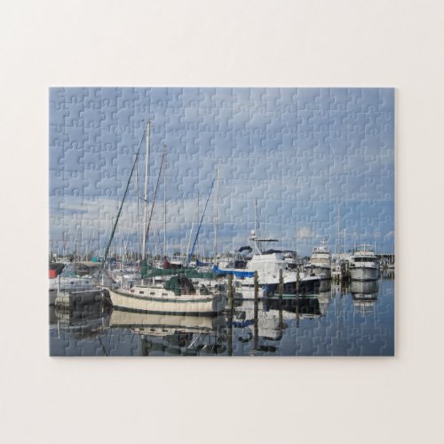 Boats Docked in StPetersburg Flordia Jigsaw Puzzle