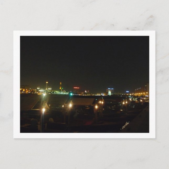 Boats, Dubai Postcard (Front)