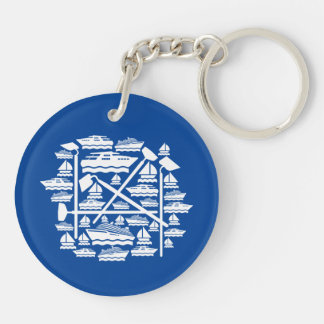 Boats & Hoes Keychain