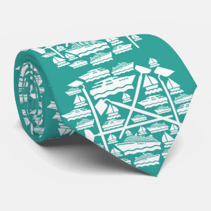 Boats & Hoes Neck Tie