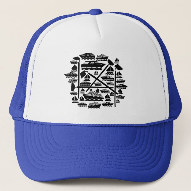 Boats & Hoes Trucker Hat (Front)