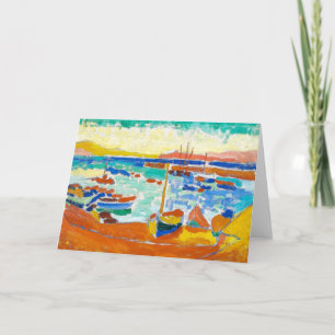 Boats in Collioure   Andre Derain   Card