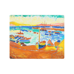 Boats in Collioure Andre Derain Metal Print