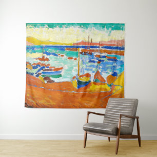 Boats in Collioure Andre Derain Tapestry