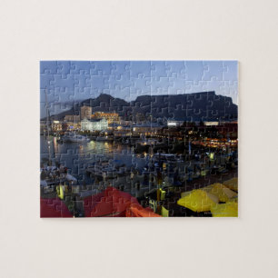 Boats in harbor, South Africa Jigsaw Puzzle