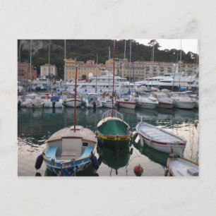 Boats in Nice Postcard