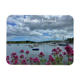 Boats in the harbor in Kinsale, Ireland  Magnet