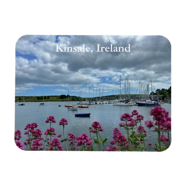 Boats in the harbor in Kinsale, Ireland  Magnet (Horizontal)