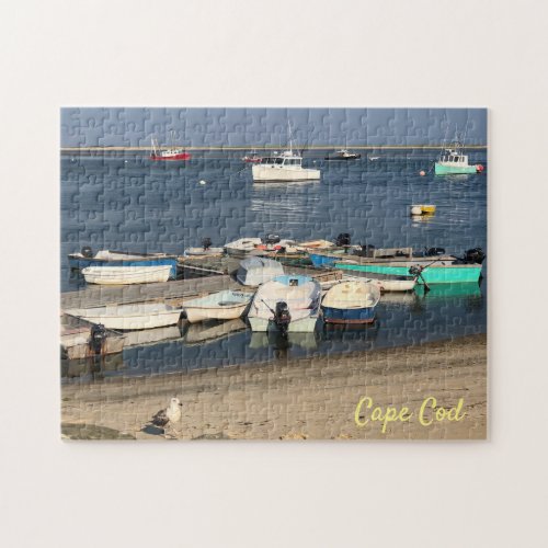 Boats in Water Chatham Cape Cod Massachusetts Jigsaw Puzzle