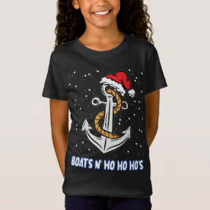Boats N Ho Ho Hos Christmas Pajama Funny Humor X-M T-Shirt