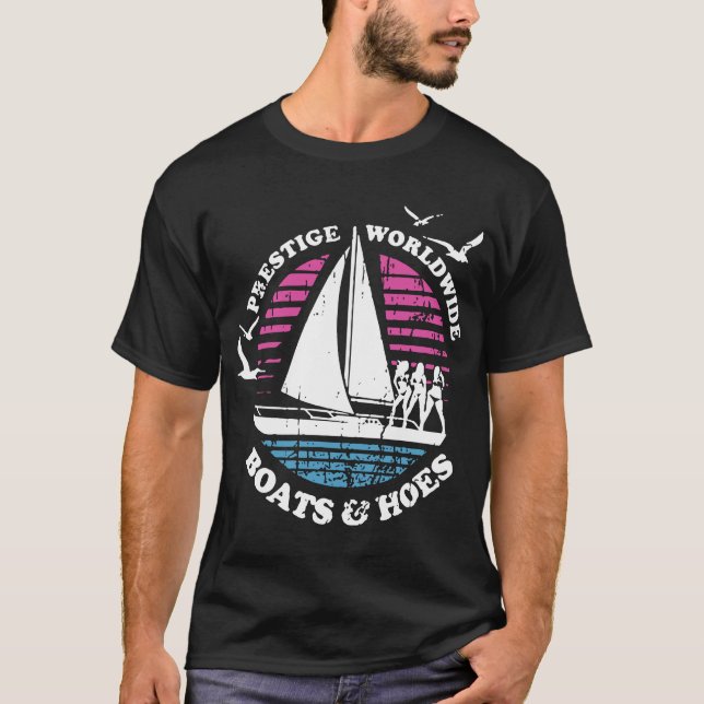 Boats N Hoes Step Brothers & Huff Doback Anchor Sa T-Shirt (Front)