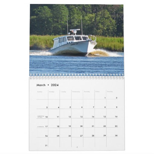 Boats of the Chesapeake Bay Calendar Zazzle