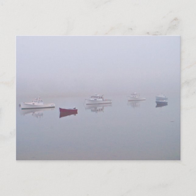 Boats on Cape Porpoise Harbor in Kennebunkport, ME Postcard (Front)